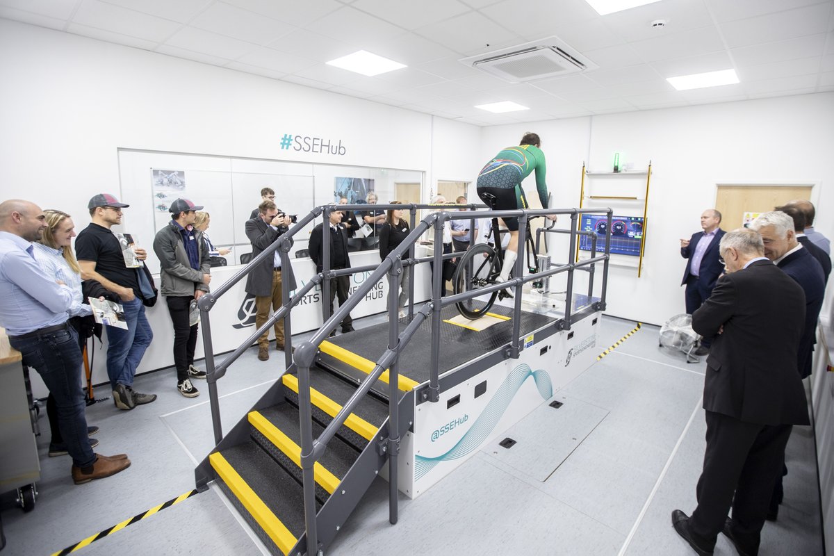 Cutting edge testing equipment prompts peak cycling performance - a project made possible through the support of <a href="/BucksLEP/">Buckinghamshire Economic Growth</a> bit.ly/3ZPSQSk #Pedallingefficiencyrig <a href="/SSEHub/">Silverstone Sports Engineering Hub</a> @Silverstonepark #sports #cycling #bicycle #BuckinghamshireEnterpriseZone