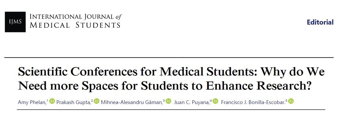 International Journal of Medical Students (@theijms) on Twitter photo EDITORIAL!!
#Medicalstudent #Conference #Meeting #Oralpresentation #Abstracts #Medicaleducation #Research
doi.org/10.5195/ijms.2… EDITORIAL!!
#Medicalstudent #Conference #Meeting #Oralpresentation #Abstracts #Medicaleducation #Research
doi.org/10.5195/ijms.2…