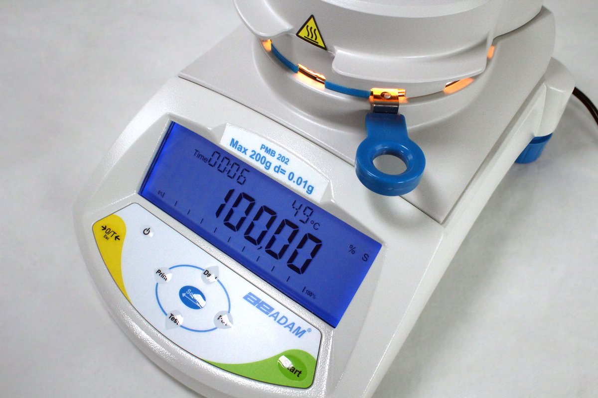 AdamEquipment's tweet image. Adam PMB Moisture Analyzers provide excellent value with high-level features. No additional software is required to run tests and take readings. PMB offers the freedom to collect data in the lab or in the field. See the PMB here: zurl.co/N0Z3 #scale #balances #analyzer