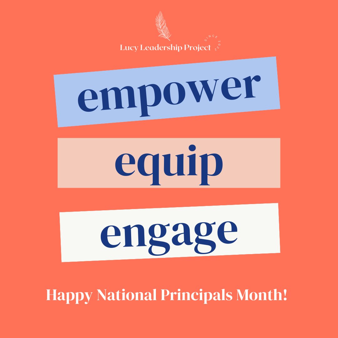 Thank you to the principals in our lives who empowered us to learn, equipped us with the tools to do so and continued to engage with us to make sure we were successful. #NationalPrincipalsMonth #WomenEducators #WomenPrincipals