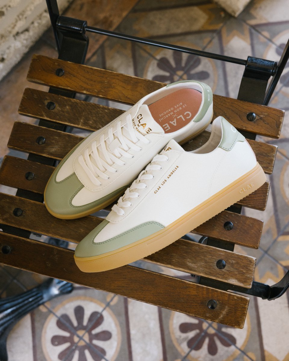 clae_official's tweet photo. Meet the Deane 🌵

Co-developed with @lebonmarche

Our iconic silhouette is offered in #Cactus material and features a one-of-a-kind asymmetric gold logo exclusive to this collaboration.

Shop this limited edition at https://t.co/9uTaw0641r #clae #cactus #lebonmarche #paris https://t.co/Va4ije4ecU