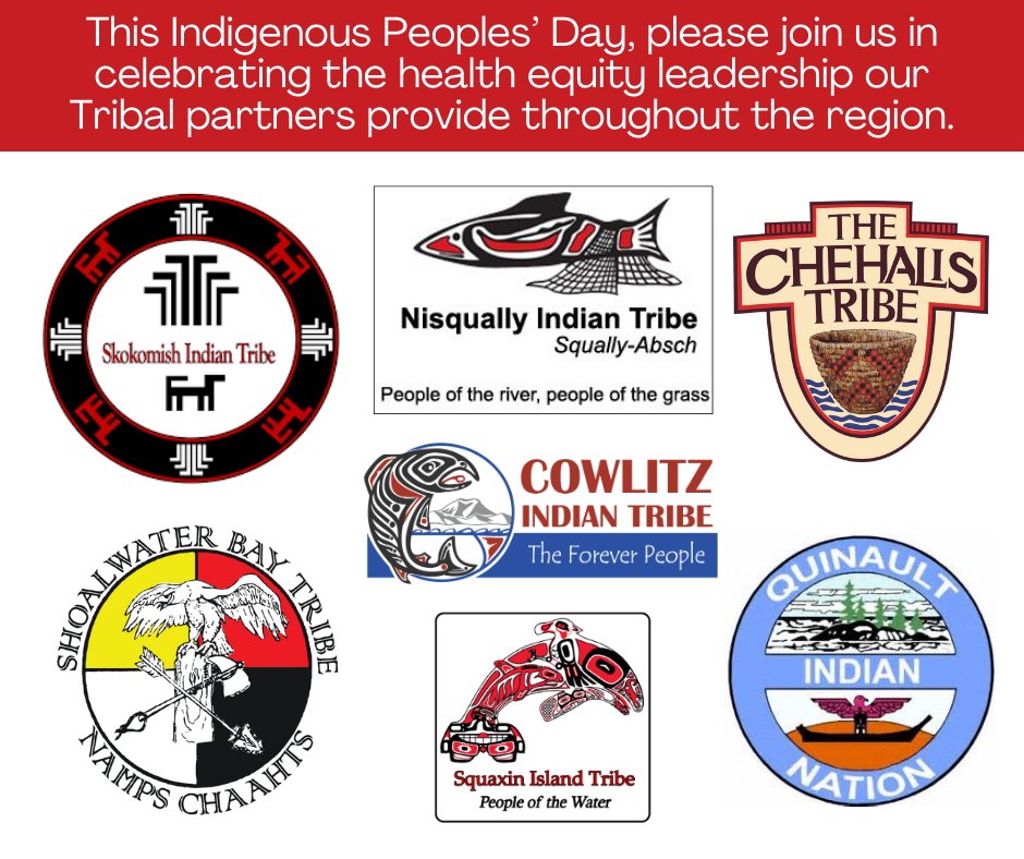 Today, and every day, we honor the rich and diverse cultures, traditions, and contributions of Indigenous Peoples, especially our tribal partners in our region, including the Chehalis, Cowlitz, Nisqually, Quinault, Shoalwater Bay, Skokomish, and Squaxin Island Tribes.