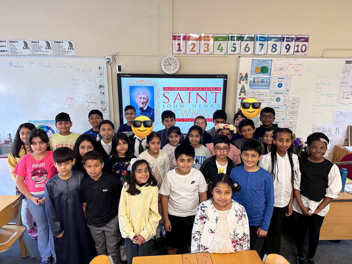 Today in Year 5 we celebrated the feast day of St John Henry Newman, our class saint. We discussed his love for the bible, his legacy and his quest for spiritual perfection. We also reflected on the month of October which is dedicated to the Holy Rosary.#catholiclifeHFB10