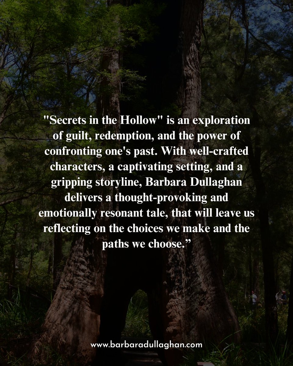DullaghanBooks's tweet photo. Dive into the depths of guilt, redemption, and the courage to confront one's history in 'Secrets in the Hollow.' Barbara Dullaghan weaves a compelling narrative, populated with well-drawn characters, against a captivating backdrop.

#sleepyhollownovel #secretsinthehollow https://t.co/g6jCAguuXW