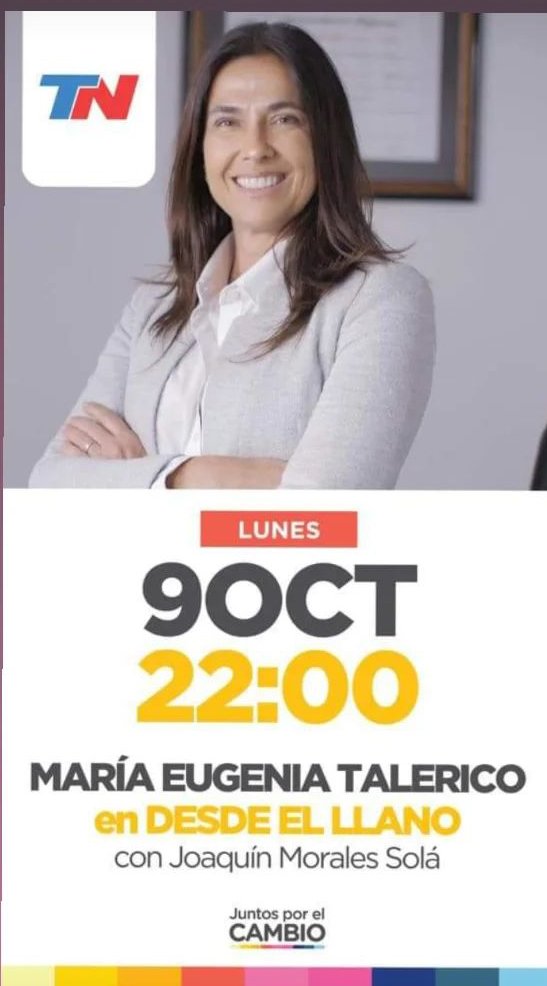 VazquezEstela1's tweet photo. Hoy!! La valiente @eugetale con Joaquín Morales Sola @DesdeElLlanoJMS . No te lo pierdas. Caso #chocolateGate y mucho más!! #CorrupcionEnLaLegislaturaBonaerense https://t.co/6jbdpBo17m
