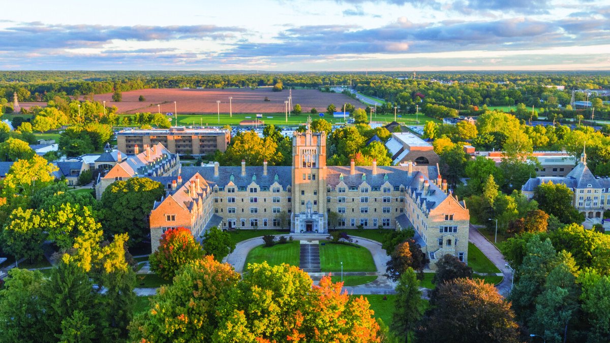 We gratefully acknowledge the land on which our tri-campus community sits. For #IndigenousPeoplesDay, join us by thanking the Pokagon Band of Potawatomi, with whose ancestral home Saint Mary's shares space.