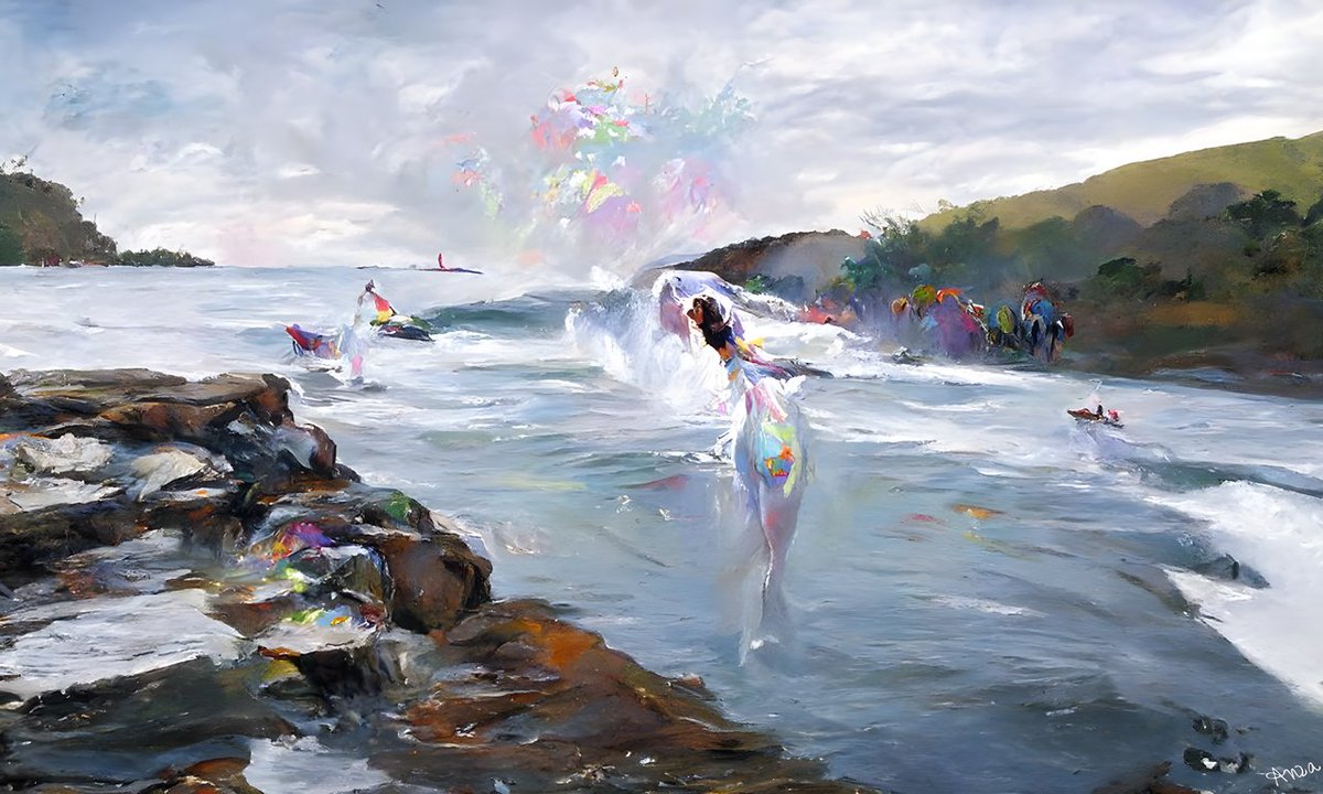 AnzaAIArtist's tweet photo. This painting allows you to escape the hustle and bustle of everyday life and find solace in the wonders of the natural world.
#ArtisticWonder #GalleryMustHaves #TransformYourSpace #ArtLovers https://t.co/qbTPgb7jYg
