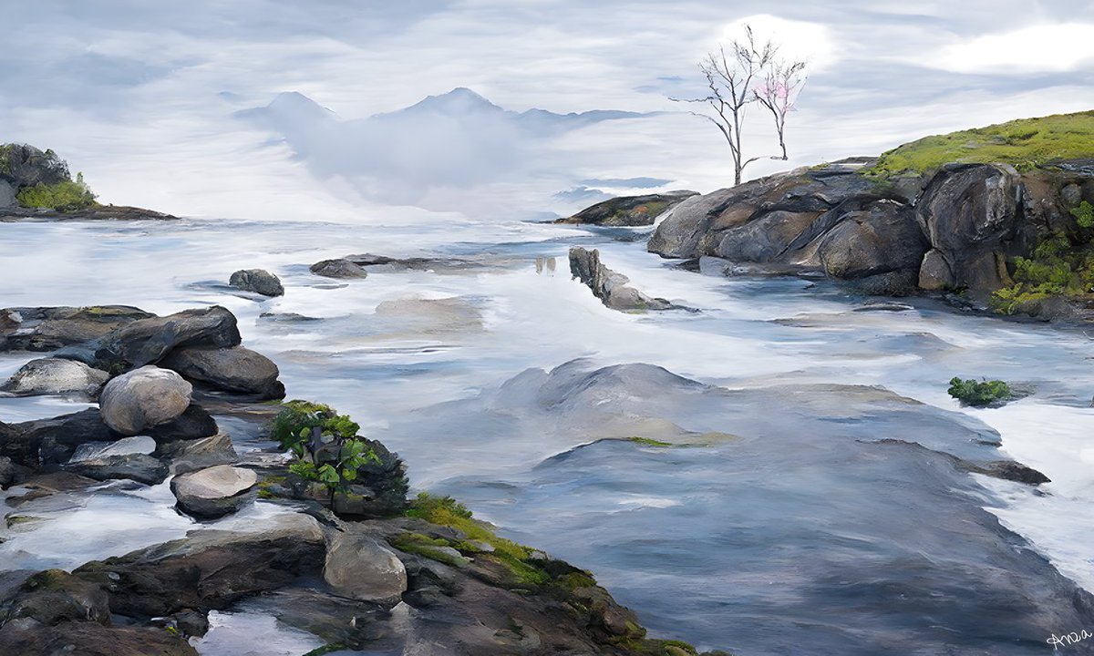 AnzaAIArtist's tweet photo. This painting allows you to escape the hustle and bustle of everyday life and find solace in the wonders of the natural world.
#ArtisticWonder #GalleryMustHaves #TransformYourSpace #ArtLovers https://t.co/qbTPgb7jYg