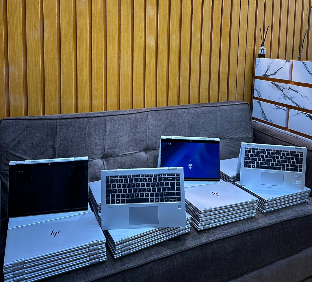 dignified_tm's tweet photo. HP 1040 x360 - 14 inch - Core i7 - 32GB RAM - 512GB SSD - Touch screen &amp; Pen Support - Face ID - Fingerprint Reader - Backlit Keyboard - 2 Type C Ports - 2 USB Ports - HDMI Port

🔴 G6 
 -  8th Gen
- ₦430,000

🔴 G7 Gem Cut
-  10th Gen
- ₦540,000 https://t.co/sSqohuvZ8N