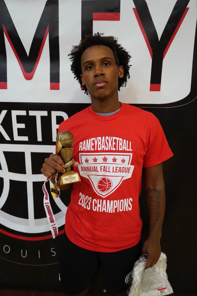 Rameybasketball's tweet photo. Congrats to the 2023 Rameybasketball Fall League High School Division Champions &amp; Playoff MVP Quincy Thomas
#RameyFallleague https://t.co/dlEIXtB18u