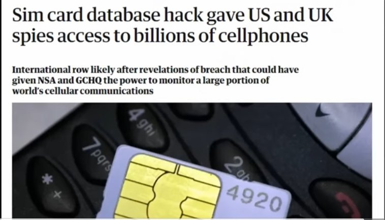 amiris_brown's tweet image. SIM card cloning
past historical headliner breach by Nation State Actors that 0wn3d phone comms to ease drop
even on end-to-end encrypted comms

#SIMcloning #SIMswap