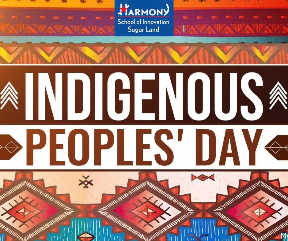 HSI_Sugarland's tweet photo. Wishing everyone a Happy Indigenous Peoples' Day. We celebrate Native American peoples and honor their histories and cultures on this day. #IndigenousPeoplesDay #ApplyHarmony https://t.co/GDjNNluBpR