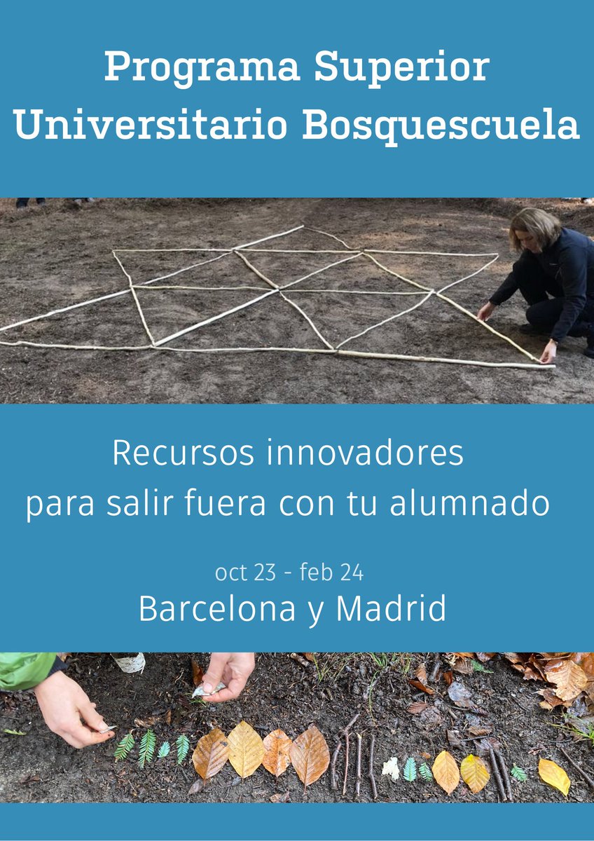 Os dejamos este programa maravilloso con el que colaboramos y que ofrece un mundo de posibilidades para que la naturaleza trabaje con vuestr@s alumn@s! ✍️n9.cl/rqa773 <a href="/SEO_BirdLife/">SEO/BirdLife</a> <a href="/SEOBirdLife_Cat/">SEO/BirdLife Catalunya</a> <a href="/educaciongob/">Ministerio de Educación, FP y Deportes</a> <a href="/UCOMILLAS/">Universidad Pontificia Comillas</a> @ufv <a href="/ceneam/">ceneam</a> <a href="/future_spain/">Profes por el futuro🌱</a> <a href="/MadresXelClima/">Madres por el Clima</a>