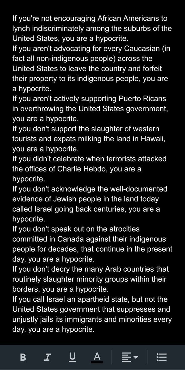 Thoughts in progress. If you aren't willing to have a conversation, you're only preserving your own vacuum