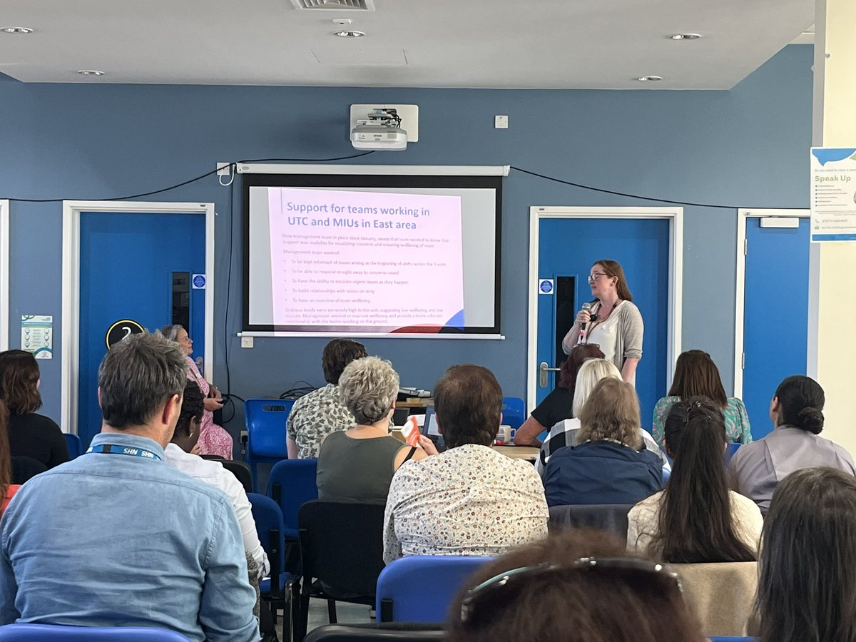 HUDDLES - improving communication in our MIUs and UTCs - CSM - Gina Cooper and her teams have used this process to maximise support and resilience across all units - helping the team improve team and pt safety  <a href="/scft_eastadults/">SCFT East Adult Services</a> @nhs_scft <a href="/BalcombeLee/">Lee J Balcombe</a> @CCRogers22 <a href="/shelleygrayrn/">Shelley Gray</a>