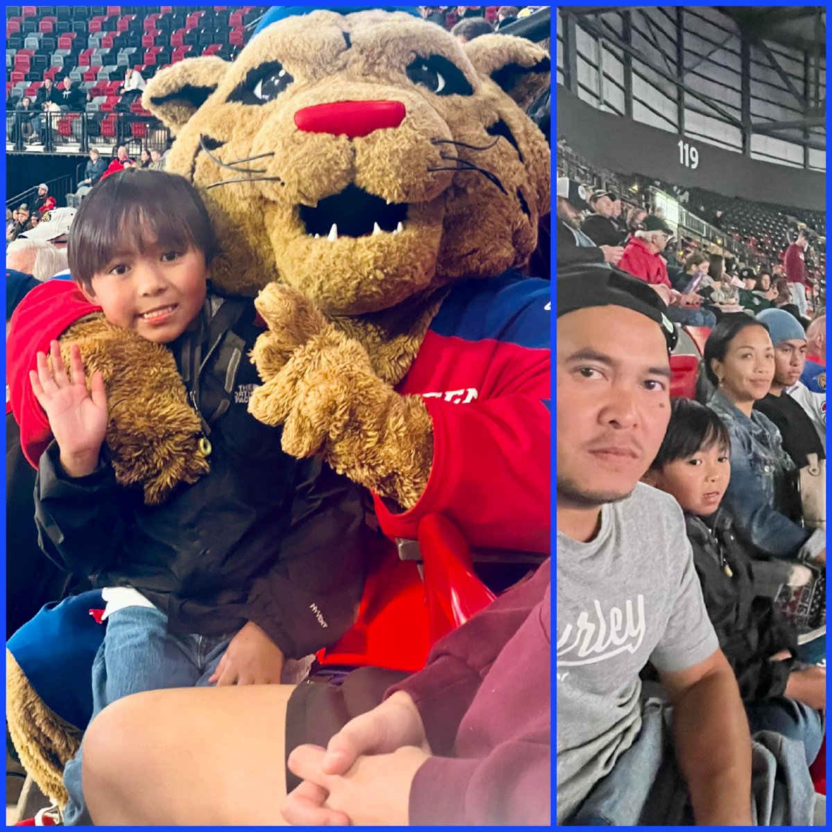 AlsPalsMoncton's tweet photo. Third @monctonwildcats home game of the year, third different continent represented by my pals. Four if you count Wild Willie. 😜

https://t.co/WSPwKlrZYA https://t.co/5oxVvhlU0F