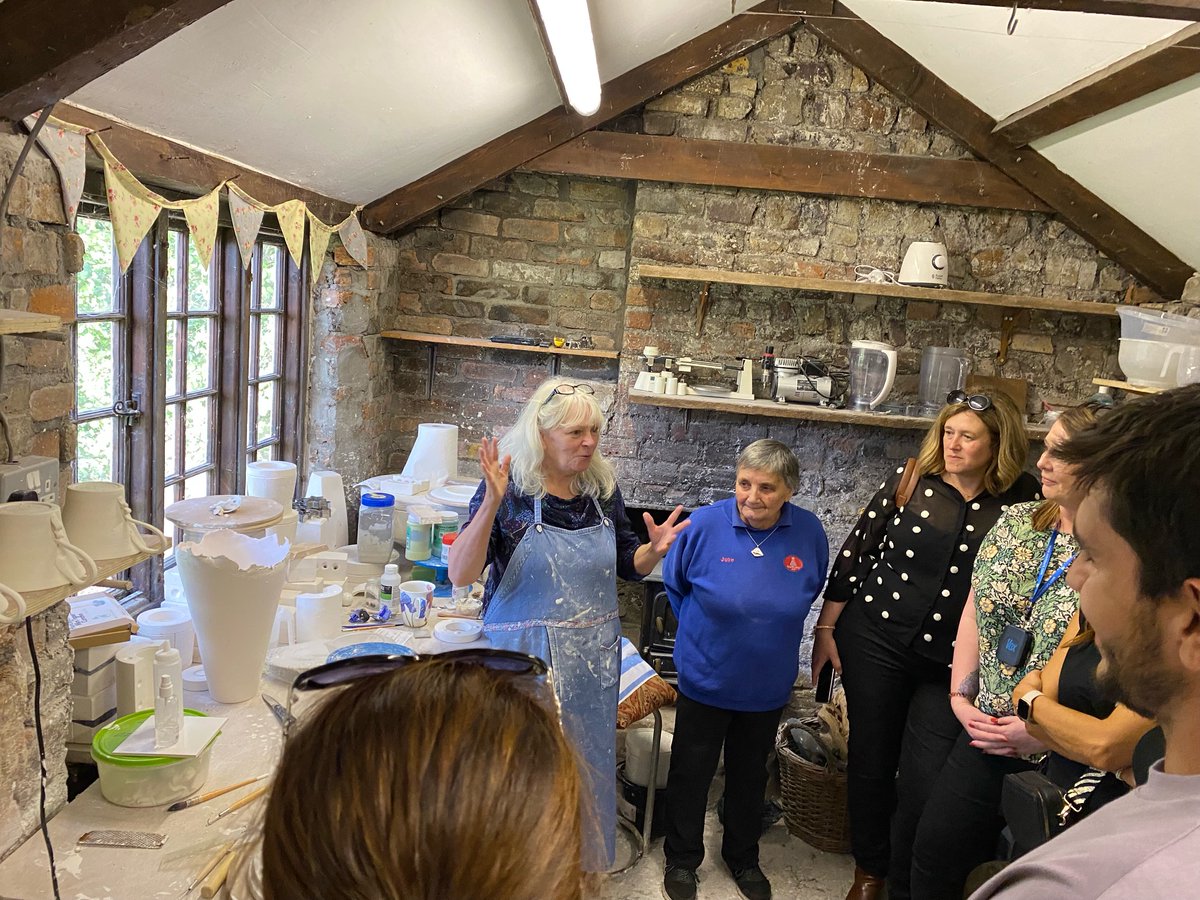 VisitWalesTrade's tweet photo. Day 2 of the #discoverwales23 FAM trip in partnership with @UKinbound is under way! It's been wonderful showing our attending buyers around South East Wales. Looking forward to the 1-2-1 meetings tomorrow.
#DarganfodCymru #TravelTrade #Wales #inboundtourism #famtrips https://t.co/tCNSz39euY