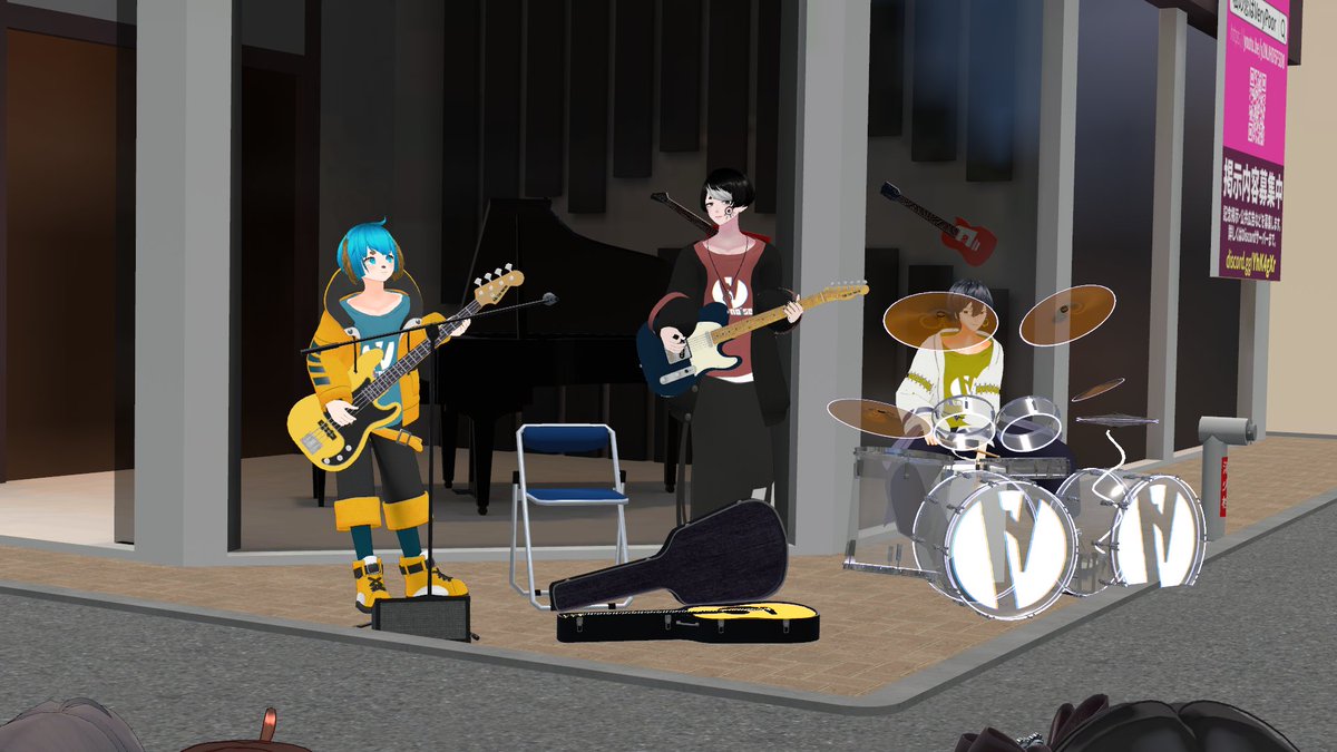 nkjzm's tweet image. 参加してきました！めちゃくちゃ演奏のレベル高くて雰囲気もよくて楽しかった・・・
#Alternoise #VRChat