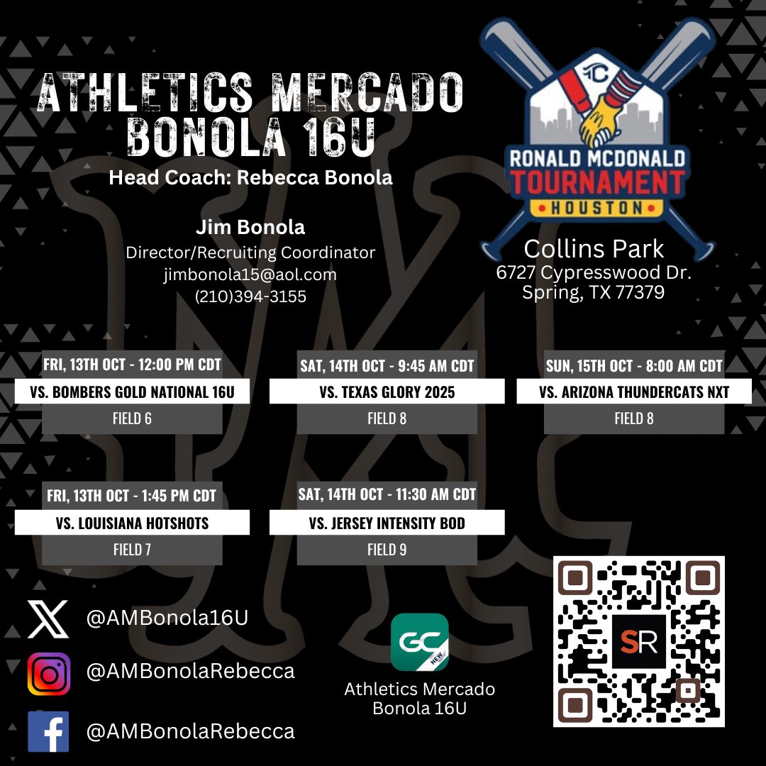 Come check these girls out at the Ronald McDonald tournament in Spring, TX this weekend. We’re ready! 🔥<a href="/MercadoAcademy/">Athletics Mercado Academy</a>