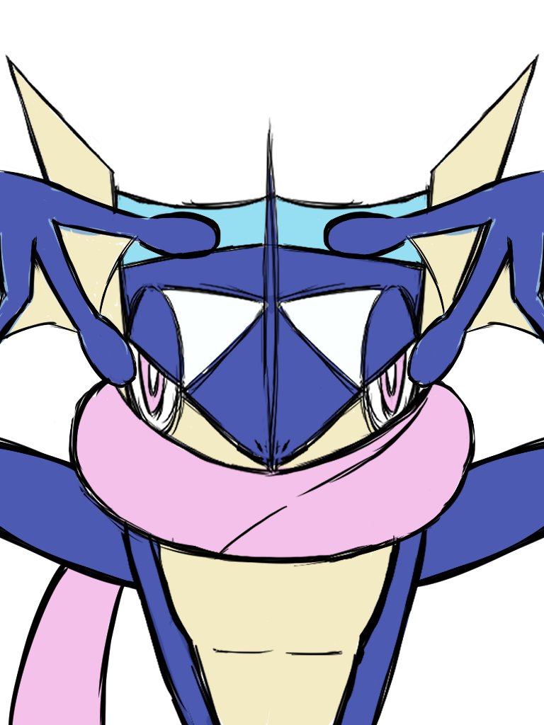 pokemon (creature) solo white background simple background pink eyes no humans tongue  illustration images