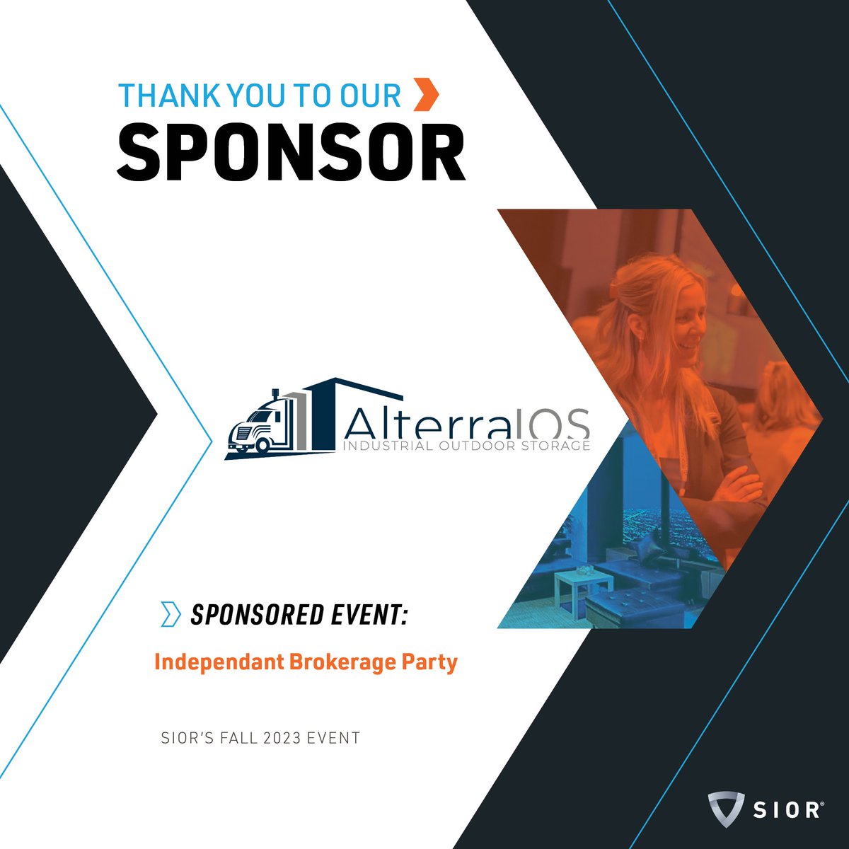SIORglobal's tweet photo. As we gear up for SIOR's Fall 2023 Event in Chicago this week, we have to pause to appreciate our amazing sponsors that elevate our conferences to the next level. A big thank you to AlterraIOS for their support of #SIORFallEvent23!
#SIOR #CRE #CREConference #RealEstateEvent https://t.co/b6SyOx4x54