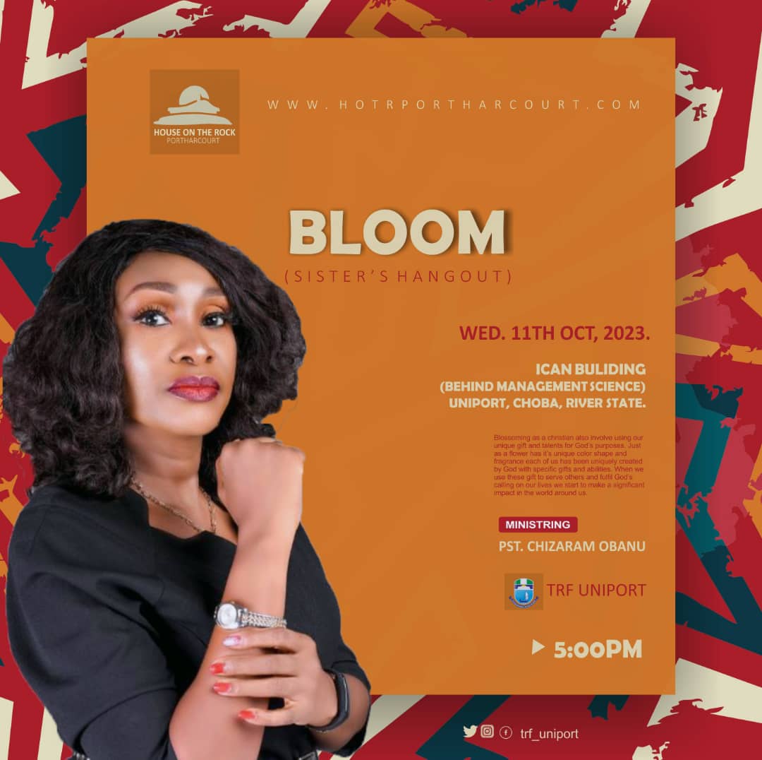 ❗❗❗❗❗❗❗❗❗❗
This Wednesday we BLOOM!!

Join us as we come together to seek the presence of God, reinvigorate our faith  and experience wisdom in another dimension.
