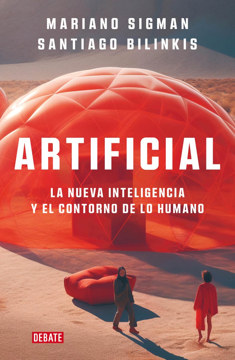 jenkpress's tweet photo. La nueva inteligencia y el contorno de lo humano. #aritificial @bilinkis #marianosigman @penguinlibrosar https://t.co/NLkrps0DC9