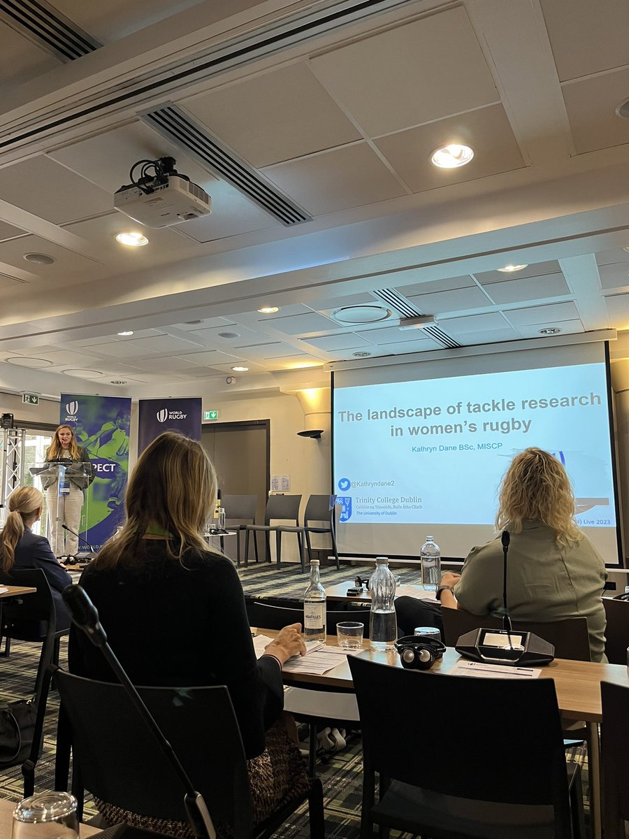 Will Connors (@wconnors09) on Twitter photo Great to get over to get over to the Rugby Science Network <a href="/WorldRugby/">World Rugby</a> and see some of the great research being done in the game.
Particularly interesting to hear <a href="/KathrynDane2/">Kathryn Dane</a> presenting some of her cutting edge work around tackling in the women’s game. Great to get over to get over to the Rugby Science Network <a href="/WorldRugby/">World Rugby</a> and see some of the great research being done in the game.
Particularly interesting to hear <a href="/KathrynDane2/">Kathryn Dane</a> presenting some of her cutting edge work around tackling in the women’s game.