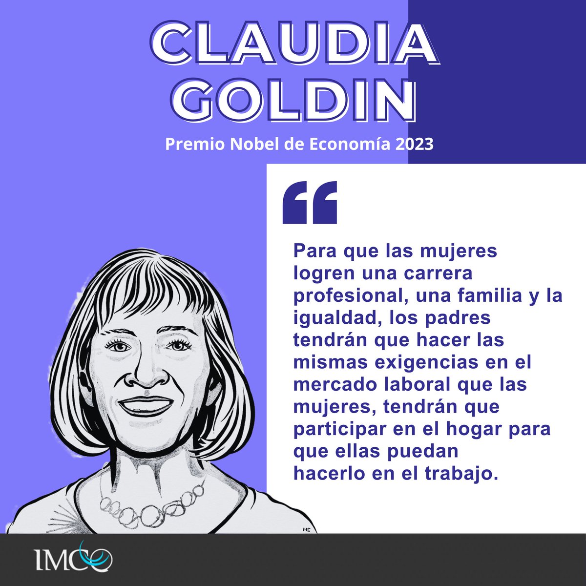 Claudia Goldin, economista estadounidense y profesora en economía de la Universidad de Harvard, fue galardonada con el Premio Nobel de Economía🏆 por estudiar a la participación de las mujeres en el mercado laboral🟣. Sus estudios se dedican a entender las brechas de género en…