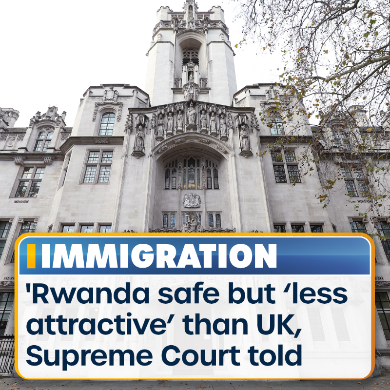 TalkTV's tweet photo. Do you support the government's plans to deport migrants to Rwanda?