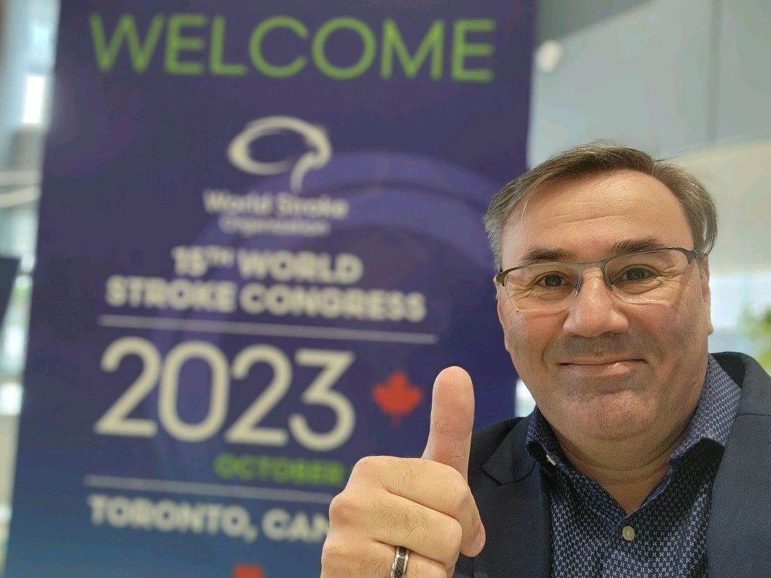 WorldStrokeEd's tweet image. Our Editor-in-Chief Prof. Dr. @gsaposnik is welcoming all of you to #Toronto for the 15th World Stroke Congress! We hope to see many of you here! #WSC2023