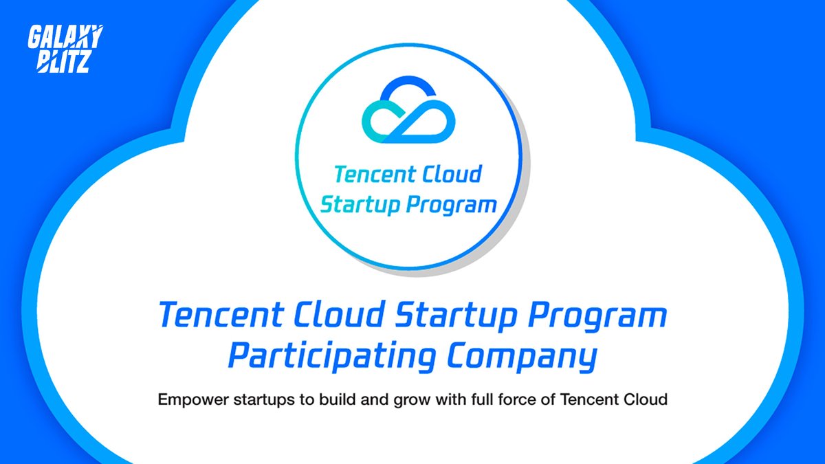 📣We are deeply honored to share that GalaxyBlitz has participated in the Tencent Cloud International Startup Program! We're absolutely delighted to have been awarded a grant covering one year's server expenses by @tencentcloud 🔥Over the next three months, we'll be working hard
