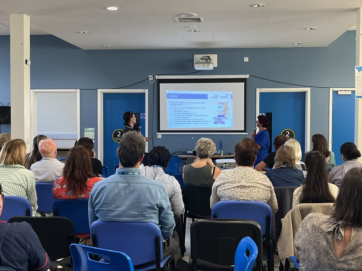 Homeless Health - end of life care. collaborative working at its best. We are so fortunate to have this forward thinking, dynamic team working so closely with the <a href="/martletshospice/">Martlets Hospice</a> 2022 <a href="/NT_Awards/">Nursing Times Awards</a> winners. <a href="/scft_eastadults/">SCFT East Adult Services</a> @nhs_scft <a href="/lisaohara15/">lisa ohara</a> @CCRogers22