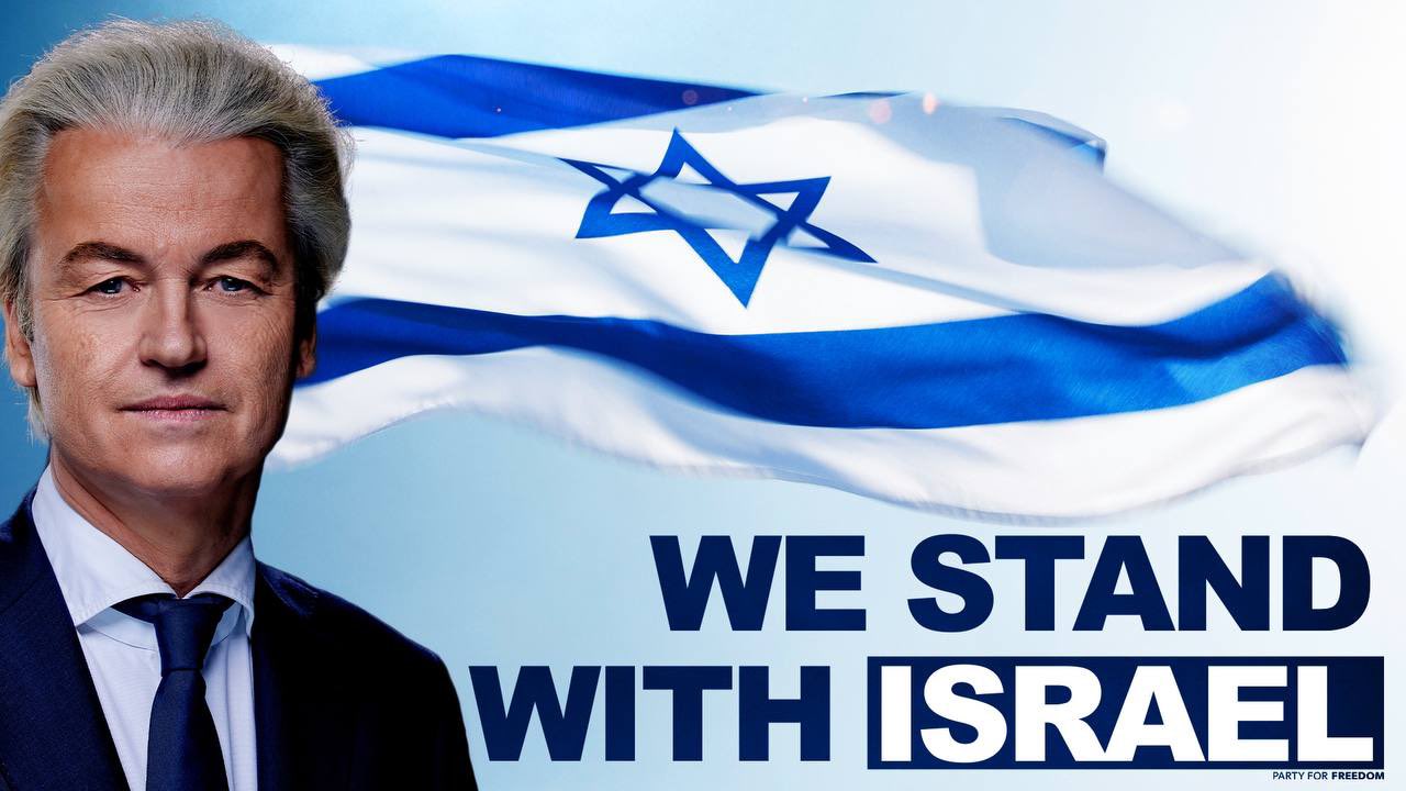 Geert Wilders على X: "We stand with #Israel! ???????? ❤️ https://t.co/ikF1ptrTsV" / X