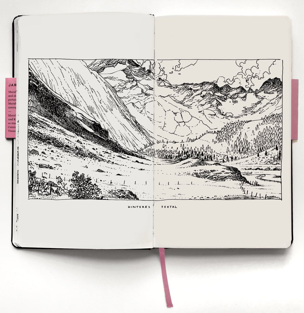 JaredMuralt's tweet photo. Double page from my latest #sketchbook #publication now available for pre-order: https://t.co/gNRMFp1RUP https://t.co/wroEzI6CYY