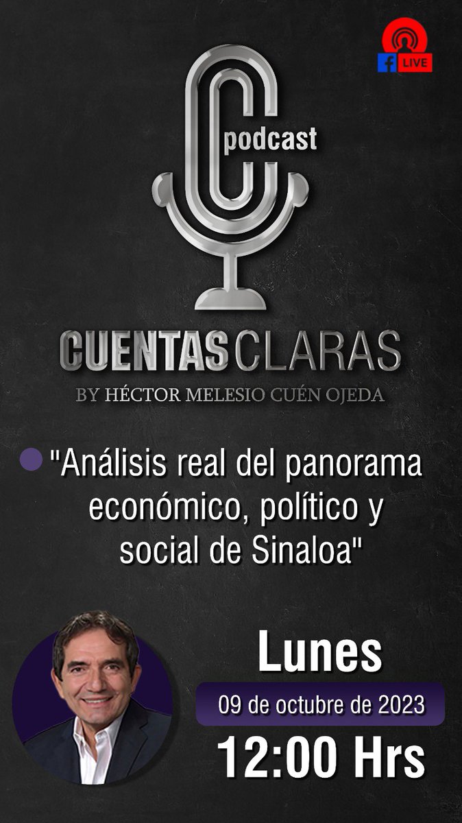 Hoy es #lunes de #CuentasClaras
Nos vemos en el #podcast en punto de las 12:00 hrs.  #FelizInicioDeSemana