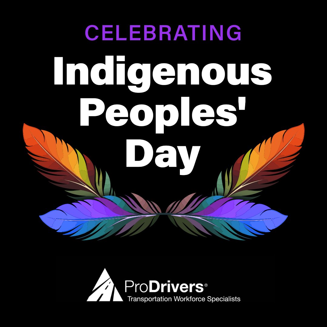 ProDrivers's tweet image. Happy Indigenous Peoples&apos; Day! 🌱 #IndigenousPride