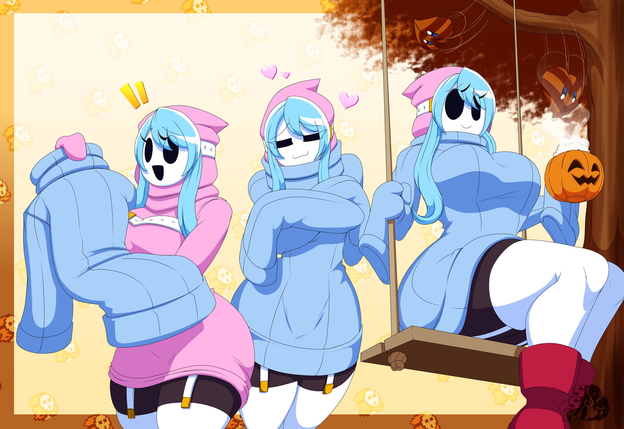 ShadowScarKnight on X: good news folks she got the right sweater and is  enjoying the cozy weather!! 🍂☕️ t.coPHDtsNnPLO  X