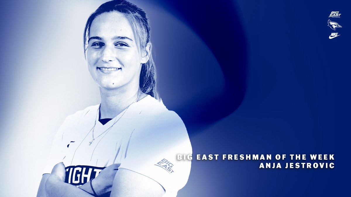 Presenting your BIG EAST Freshman of the Week!! Congrats Anja!! 👏
#GoJays // tinyurl.com/56k3wam3