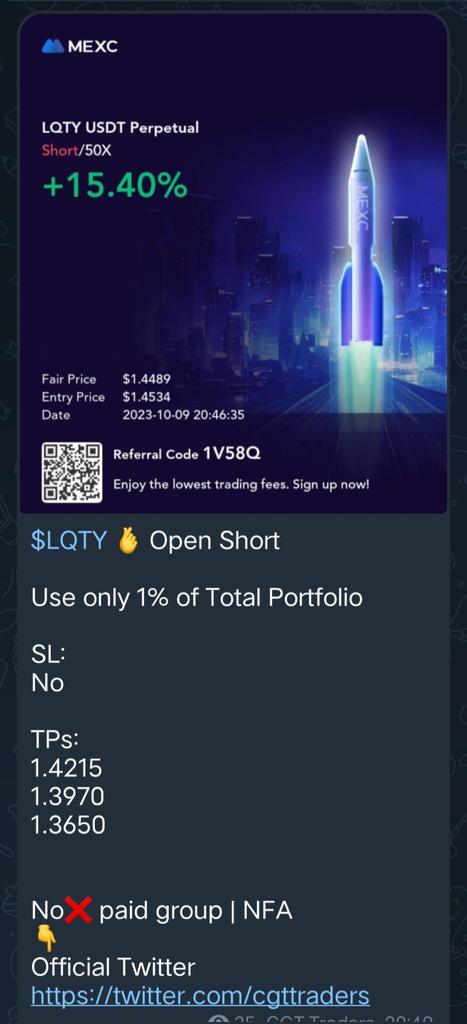 frmncapital's tweet photo. $LQTY 122% 💋
Trade with @MEXC_Official
Stay 🙌 with me
👇
Official free Telegram
https://t.co/pgRSzSnKYP
$btc $eth $cream $glmr $loom $storj $movr $wld $mln $agld $pols $pha $amb $front $bel $hard $apt $celr $imx $fun #Binance #Bitget #taderwagon #MEXCGobal https://t.co/RLZqZ7wAJr