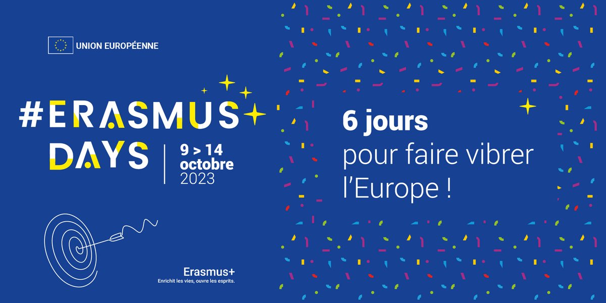 Iutchalon's tweet photo. Les #ErasmusDays débarquent sur le campus dijonnais !

Envie de partir à l’étranger ? Voici un programme complet pour répondre à vos questions et vous aider à préparer votre départ🌏

Retrouvez ce programme sur le portail étudiant uB-link : https://t.co/Cabst9MNCj
@univbourgogne https://t.co/e5cp8yLjK3