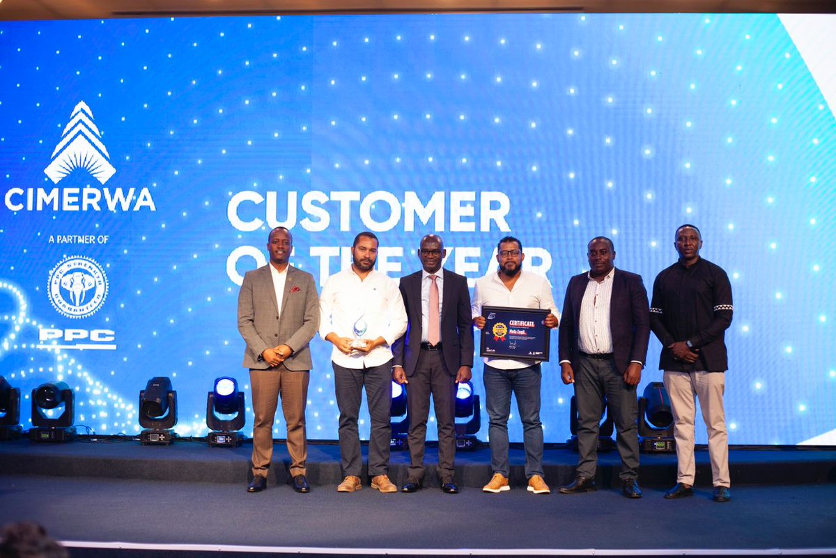 CimerwaPlc's tweet photo. As we look back on our Customer Appreciation Night, which marked the closing of the Customer Service Week, we see a collage of moments filled with smiles and laughter as we celebrated the deep connections we've nurtured with our customers over the past 40 years. We are immensely grateful for the trust and loyalty you have bestowed upon us. Thank you for being the driving force behind our dedication and passion. These pictures tell the story of our appreciation for you, our invaluable customers. 🙌🤗💙💙 #CustomerServiceWeek #CIME40