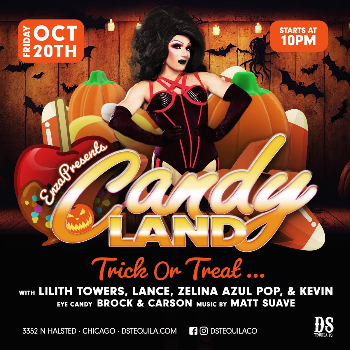 Next weekend! Save the date for Candyland... sugar highs all night 😵