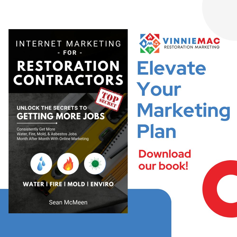 RestorationLead's tweet photo. When it's time to level up your marketing game for your damage restoration company, your holy grail is our book. Download the "Internet Marketing Guide For Damage Restoration Contractors" today to learn our secrets to the damage restoration marketing trade. https://t.co/n3VxzjCNNY
