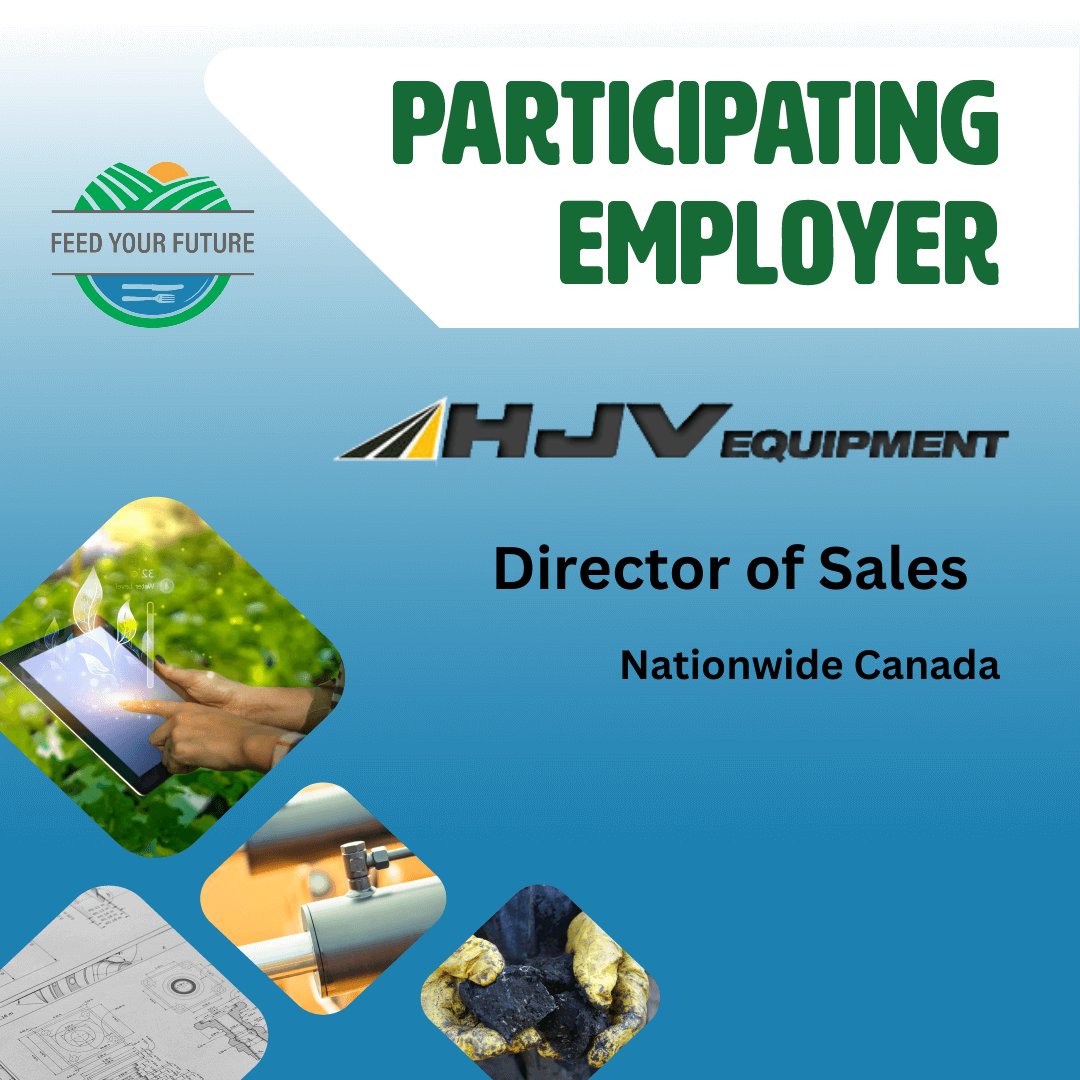 AgCareers's tweet photo. Exciting news! .@HjvEquipment is joining us on October 11 for the #FeedYourFuture Virtual Career Fair, Canada Nationwide, in partnership with Canada's Outdoor Farm Show!
Register now: https://t.co/CIawiKzIXe
#AgCareers #CareerFair #JobsInAg #feedyourfuture https://t.co/ggVvmCJXpc