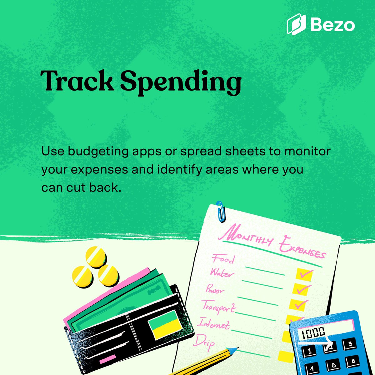 Here are some savvy money hacks every university student should know! 
Learn how to ace your finances while acing your studies. 🎓💸 

#MoneyHacks #UniversityLife #savinghacks #bezo #lifeofauniversitystudent #financialtips