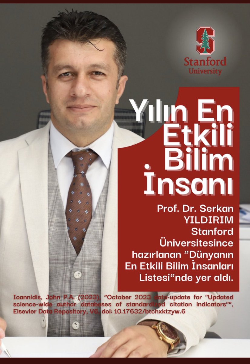 Değerli hocamız ,Atatürk Üniversitesi Veteriner Fakültesi Öğretim Üyesi Prof.Dr. Sn. <a href="/Srkn_YILDIRIM/">Prof. Dr. Serkan YILDIRIM</a> ‘ı tebrik ediyoruz .