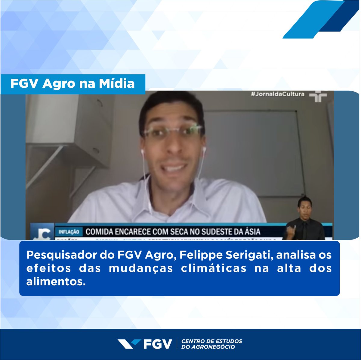 fgv_agro's tweet photo. Para saber mais, assista a matéria completa em https://t.co/IvFytcxCWh #fgvagro #mudançasclimaticas #elnino #ocbio #agro https://t.co/P6bGNNPM7l