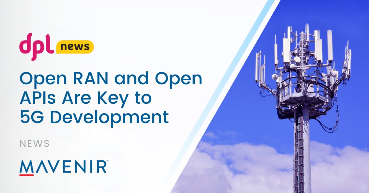 Mavenir's tweet image. In an interview with @dpl_news, Mavenir&apos;s Javier Gavilan, discusses the immense potential of 5G, #networkslicing, #security &amp;amp; open interfaces as the building blocks for applications such as video distribution, #IoT and fixed wireless access, among others. bit.ly/46GGGh3