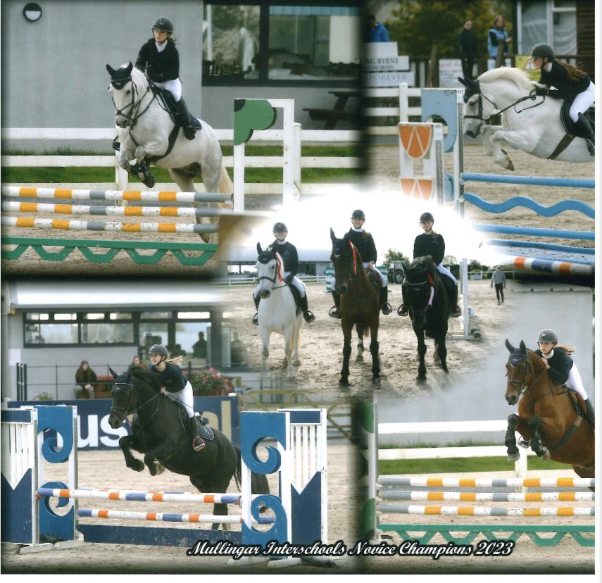 OLBAthlone's tweet photo. Congrats to @OLBAthlone on their fantastic win in the Novice Interschools Equestrian Competition @Mullingareq 🏇🥇Well done to Christina, Leah, Daisy Jane & Saoirse👏🏆#interschoolscompetition #proud #firstinireland https://t.co/RVdWMGRX4Q